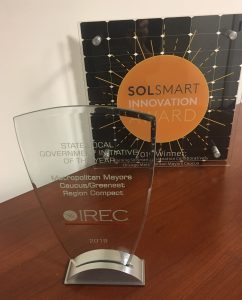 Two SolSmart awards the Mayors Caucus won