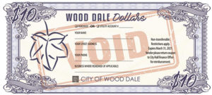 Wood Dale Dollars $10 coupon example