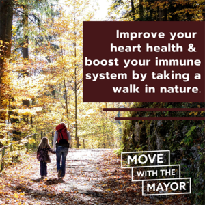 Move with the Mayor sample social media graphic